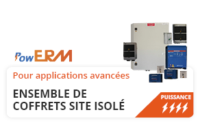 Alimentation solaire PowERM site isole carpentras